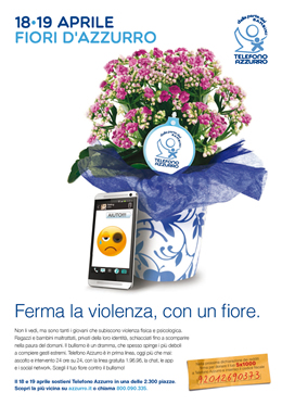 Il 18 e 19 Aprile...Ferma la violenza, con un fiore