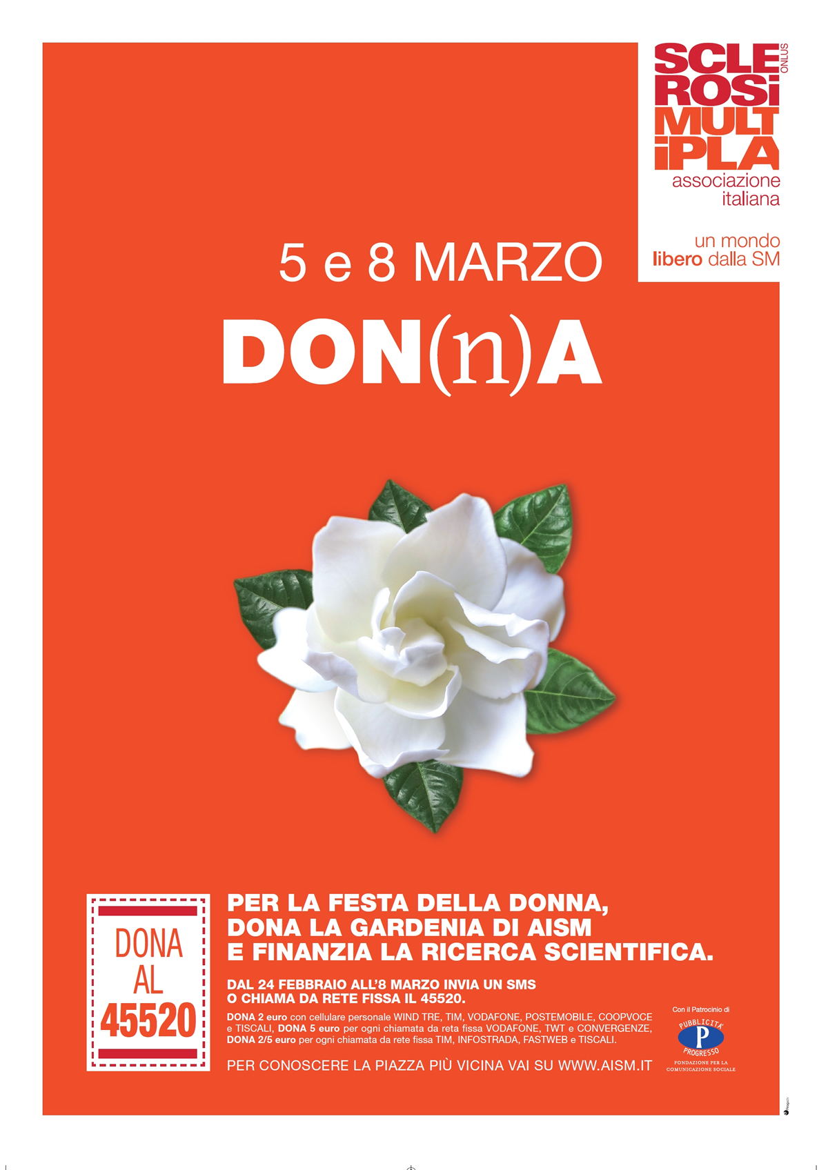 Domenica 5 e mercoledì 8 marzo torna La Gardenia di AISM