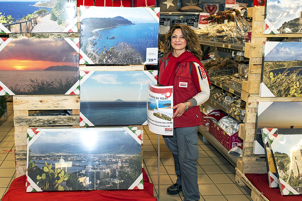 Bricocenter mette Milazzo su tela