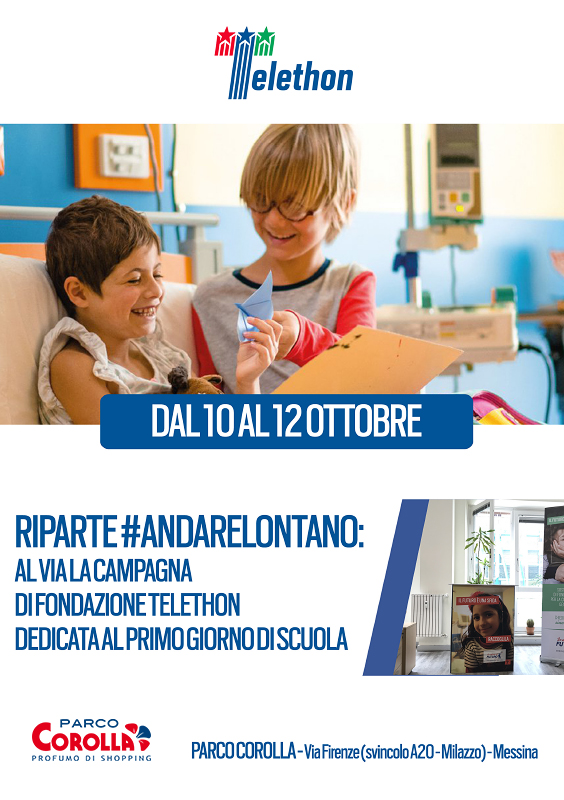 #andarelontano Telethon - 10/12 ottobre 2019