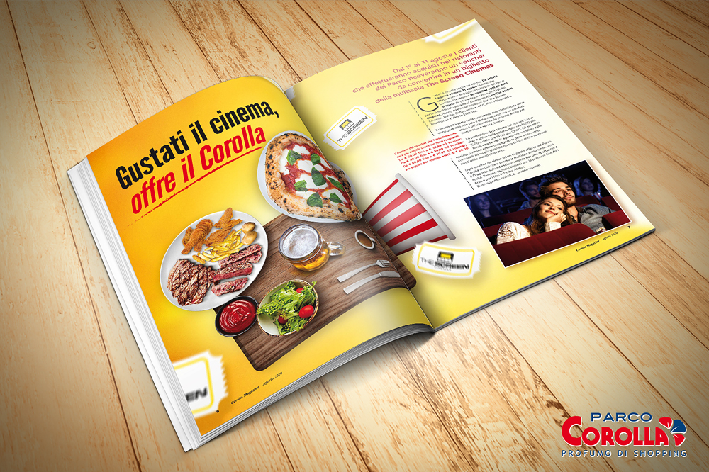 Gustati il cinema, offre il Corolla