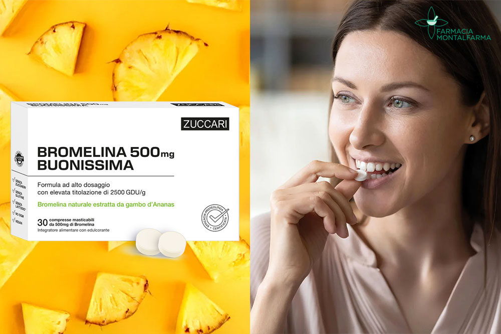 Gonfiore e digestione lenta? C'è la Bromelina Zuccari