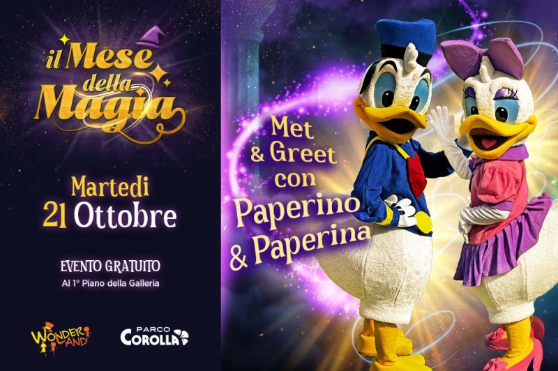 Meet & Greet con Paperino e Paperina