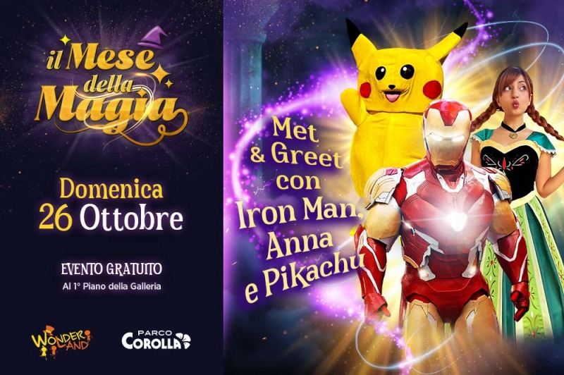 Meet & Greet con Iron Man, Anna e Pikachu